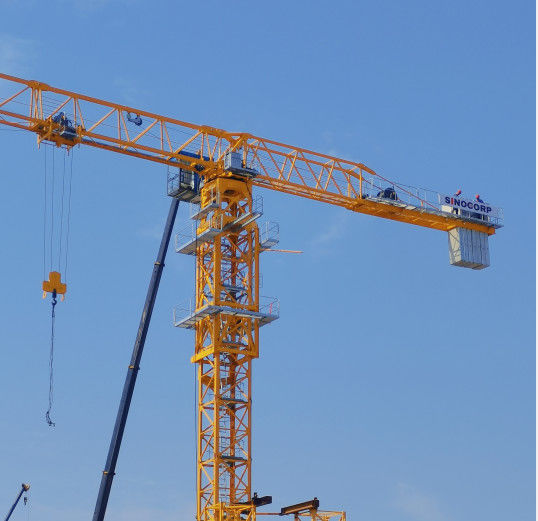 8t負荷 L46A1 マストセクションタワー フラットトップクレーン QTZ80 PT6015-8 60m Jib 長さ